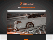 Tablet Screenshot of evolutionparkingsystems.com